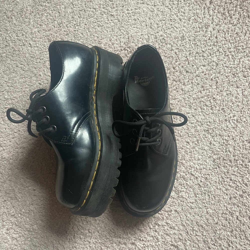 Dr. Martens Platform Loafers “1461 SMOOTH LEATHER PLATFORM SHOES”